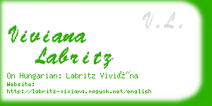 viviana labritz business card